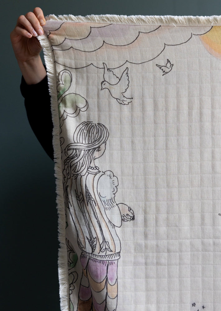 'On Children' Muslin Blanket - Large