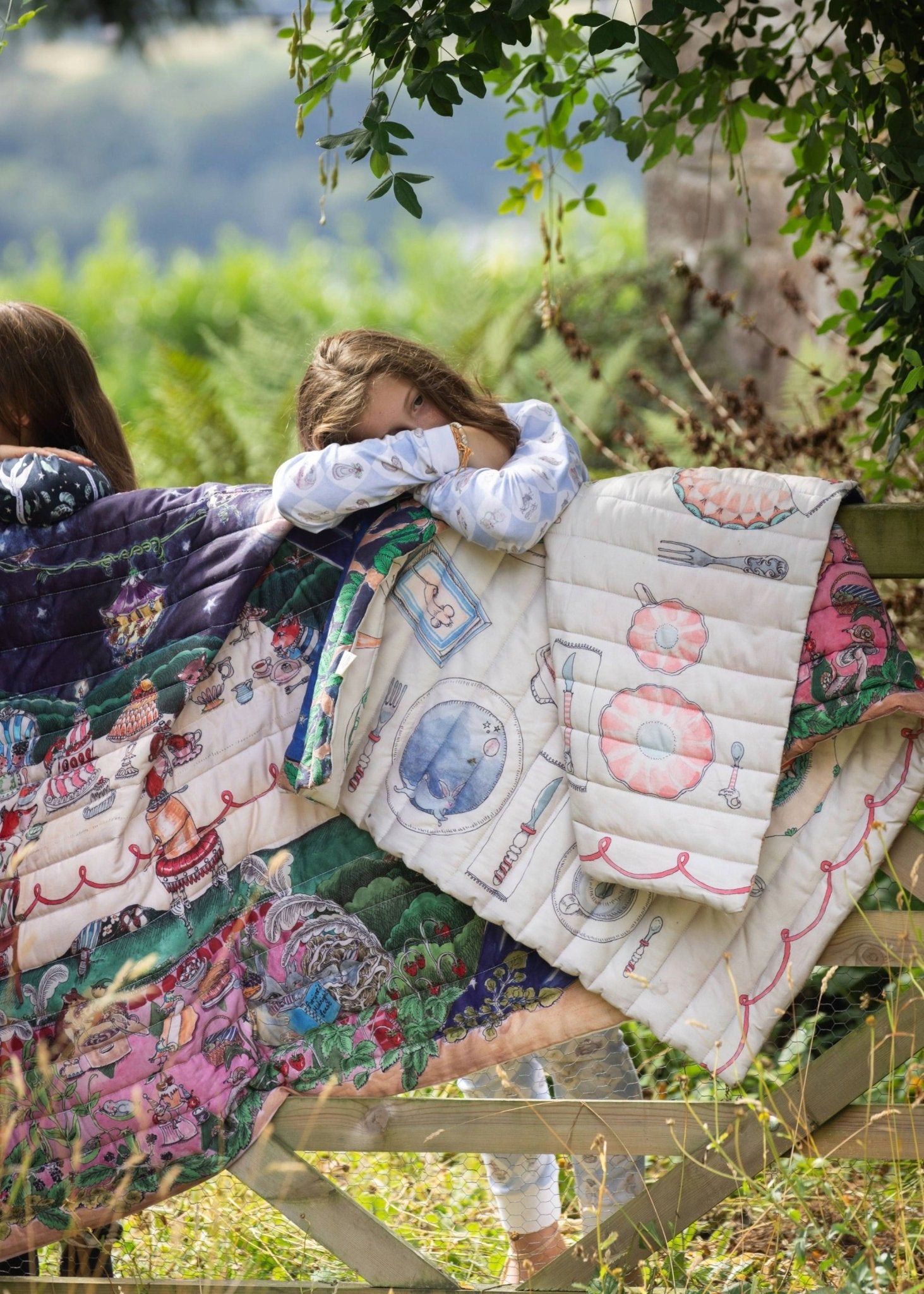 Once Upon a Feast Organic Cotton Quilted Blanket Forivor