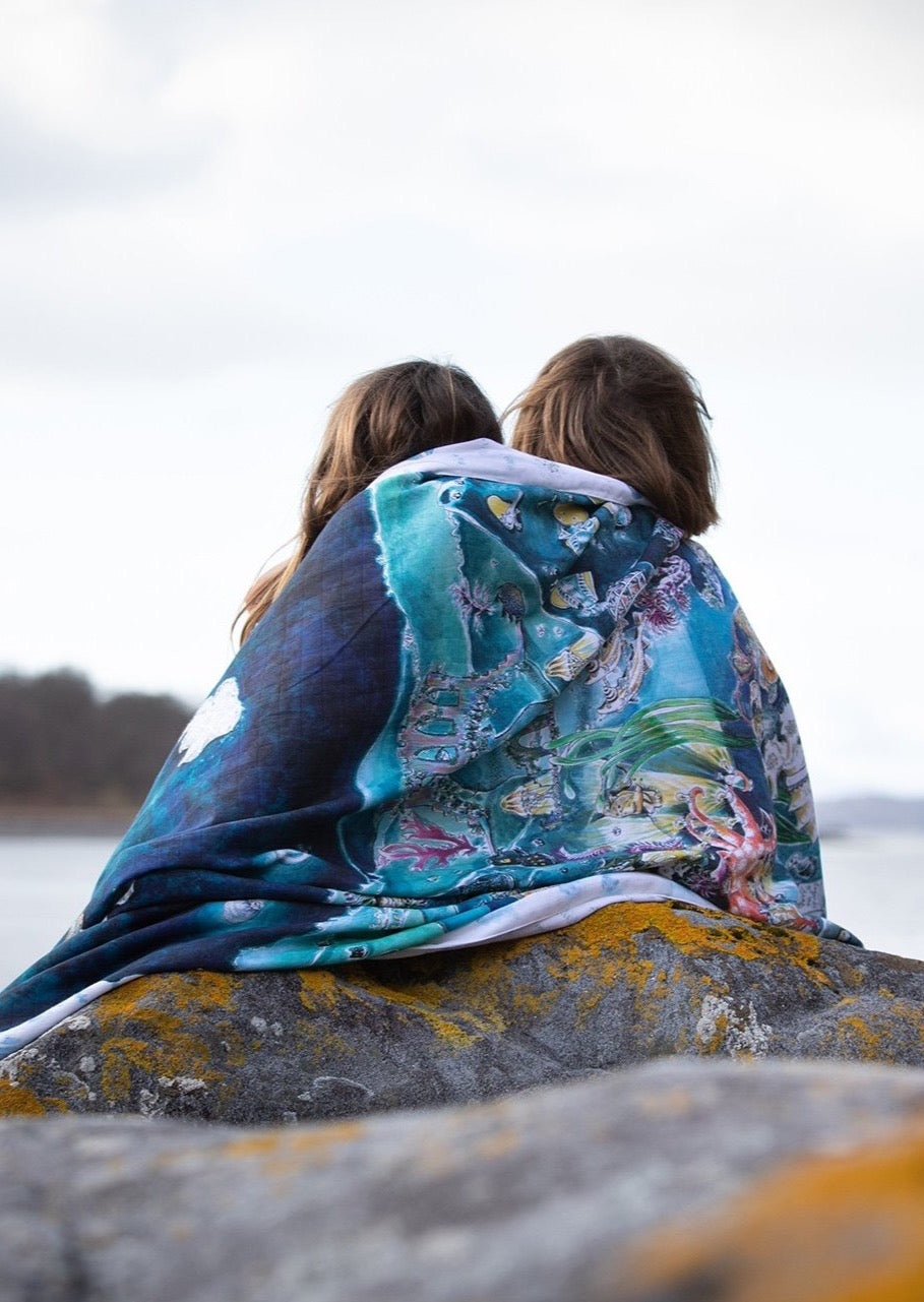 The Legends of the Sea Muslin Blanket - Large - Forivor