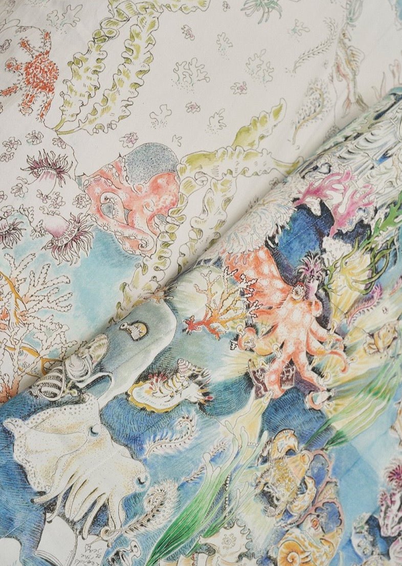 The Legends of the Sea Quilted Blanket - Forivor