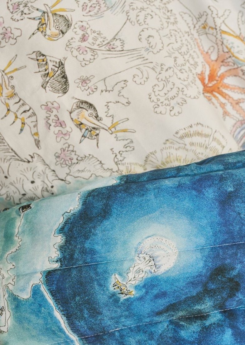 The Legends of the Sea Quilted Blanket - Forivor