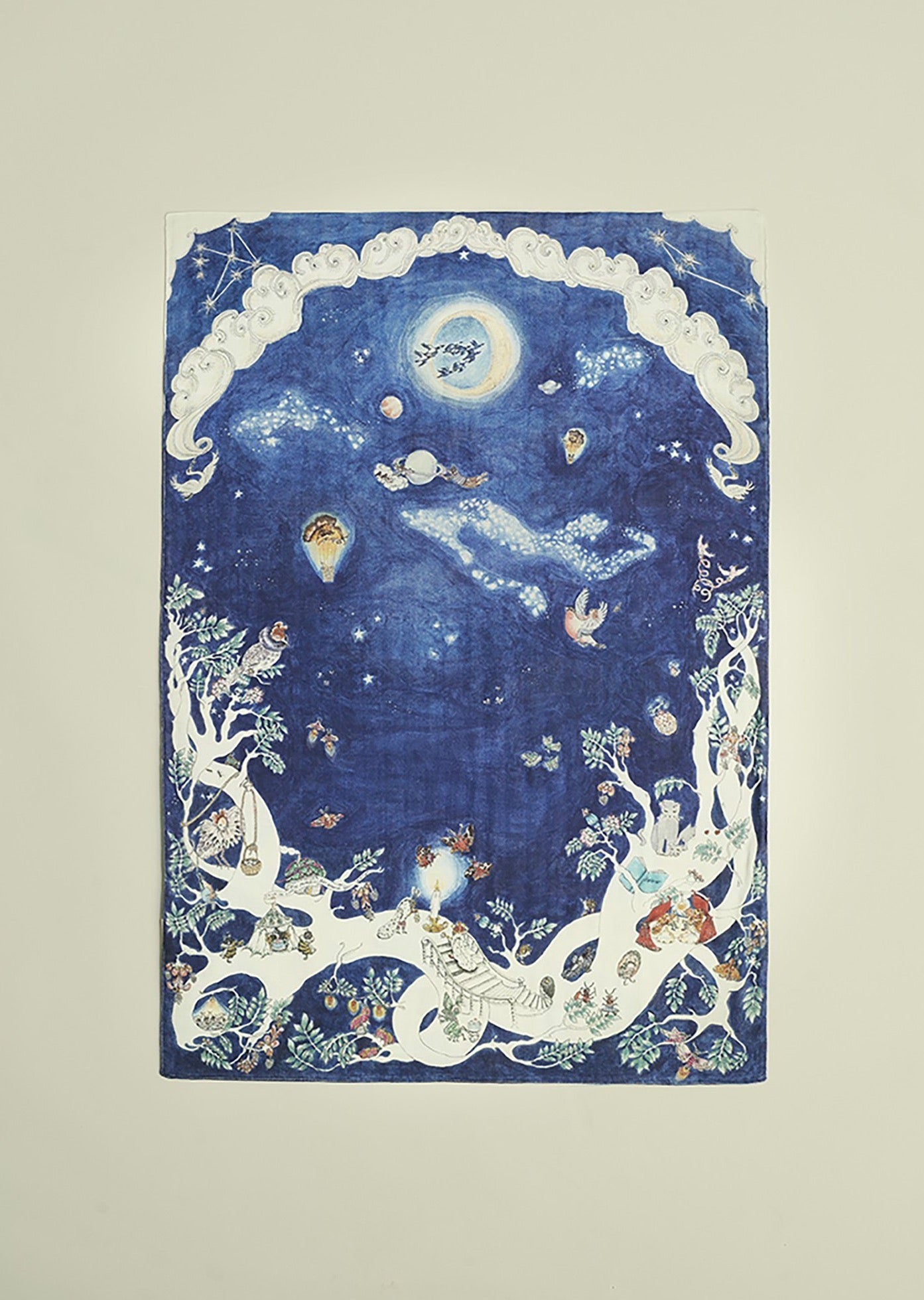 The Space Above the Ground Muslin Blanket - Large - Forivor