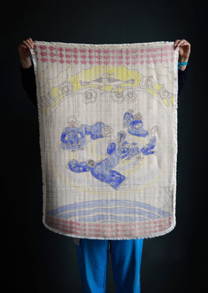
            
                Load image into Gallery viewer, &amp;#39;All Our Friends&amp;#39; Baby Muslin
            
        