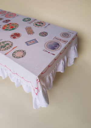 Afternoon Tea Organic Cotton Tablecloth - Forivor