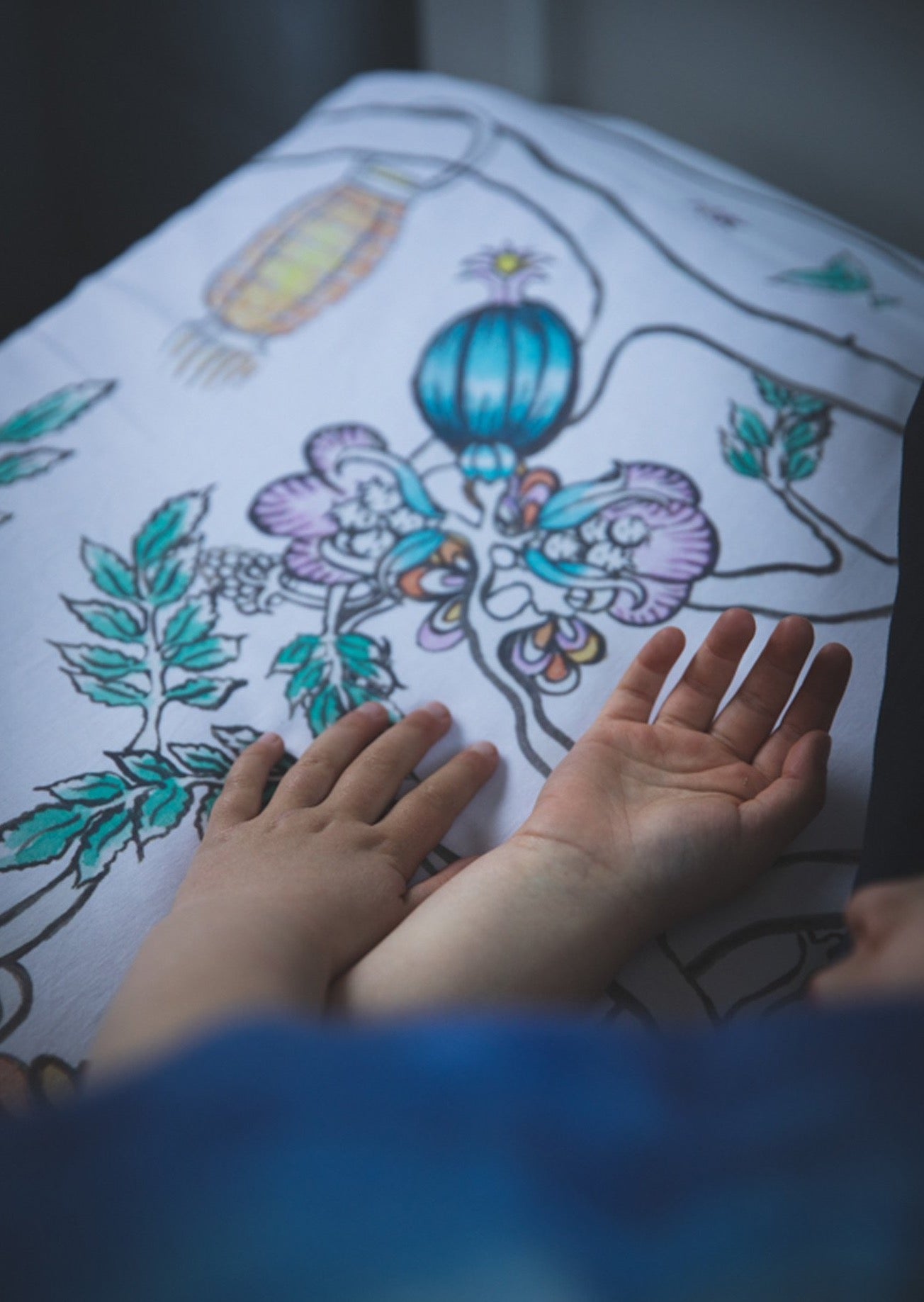 Between the Branches Fitted Cot Sheet - Forivor
