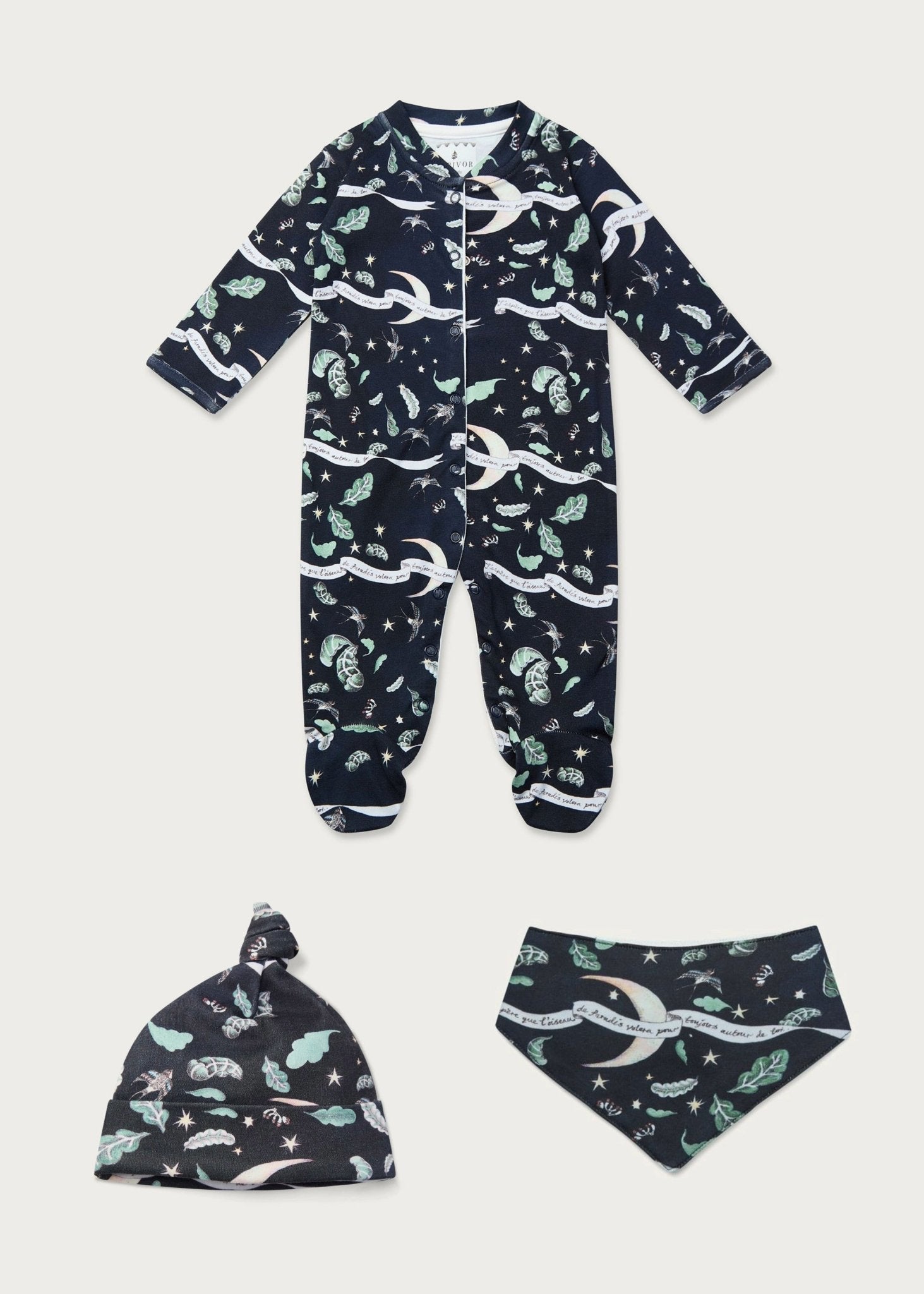 Bird of Paradise (Blue) - Newborn Gift Set - Forivor