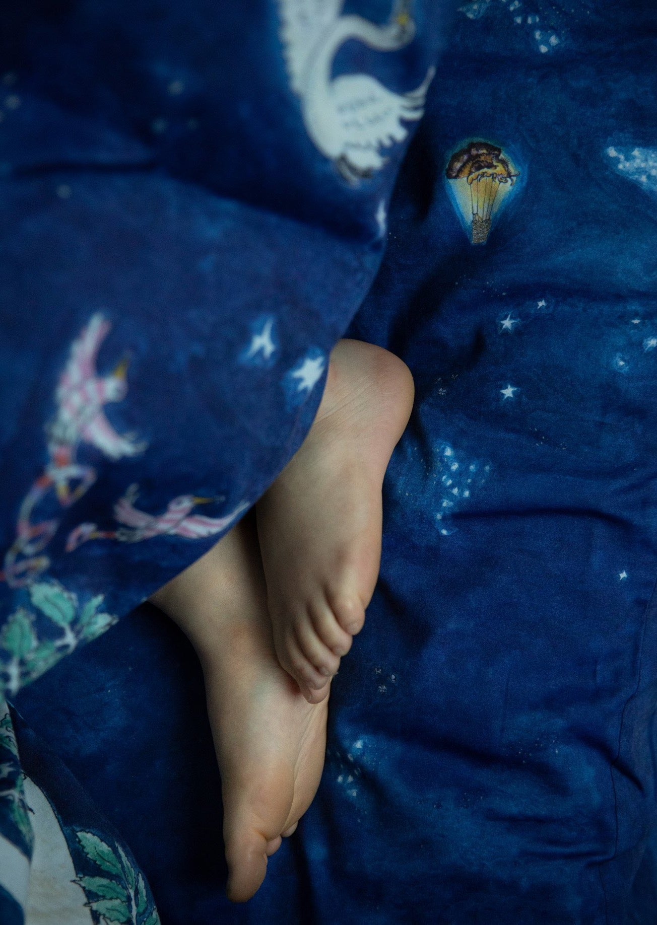 Celestial Stars Fitted Cot Sheet - Forivor