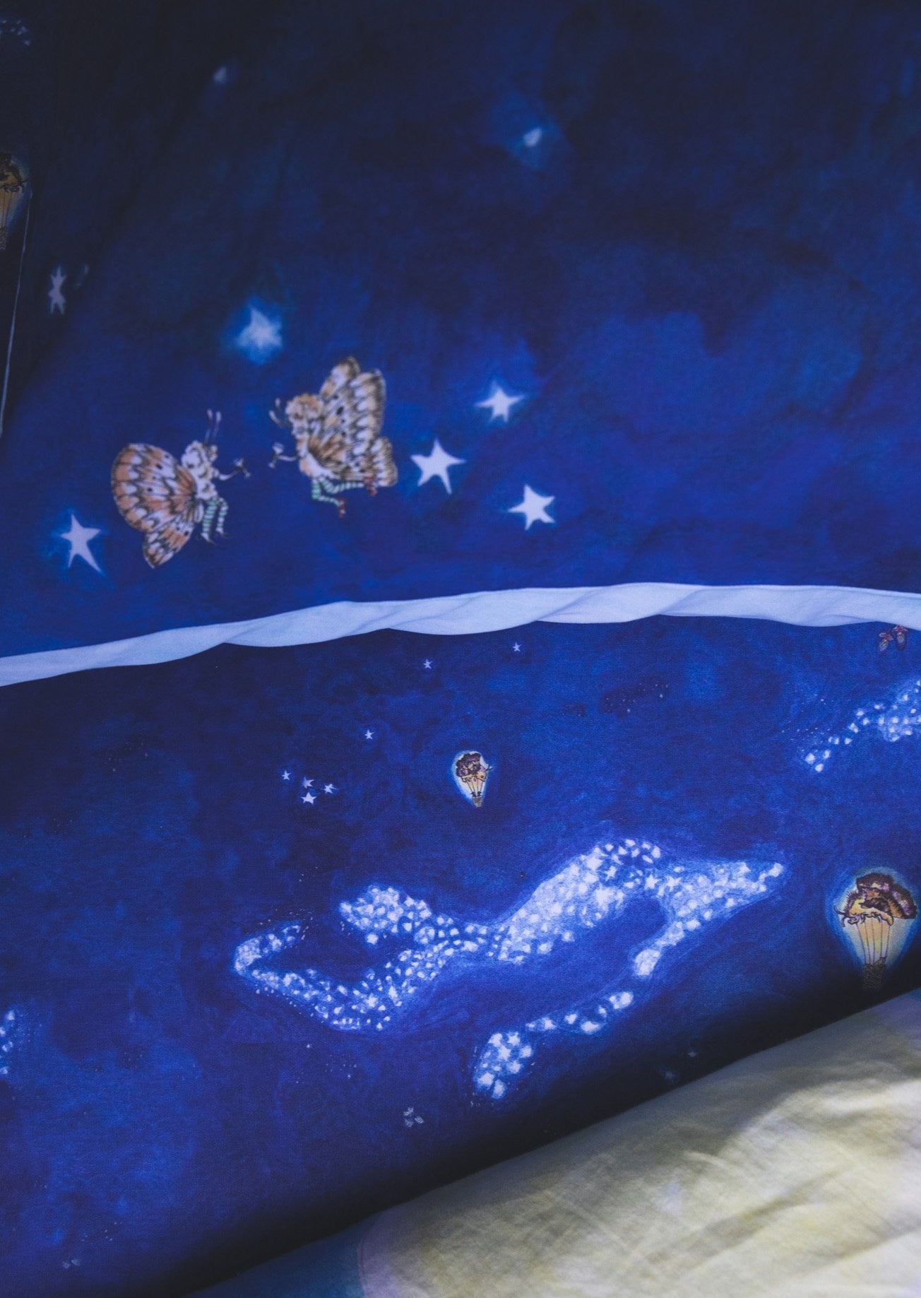 Celestial Stars Fitted Cot Sheet - Forivor