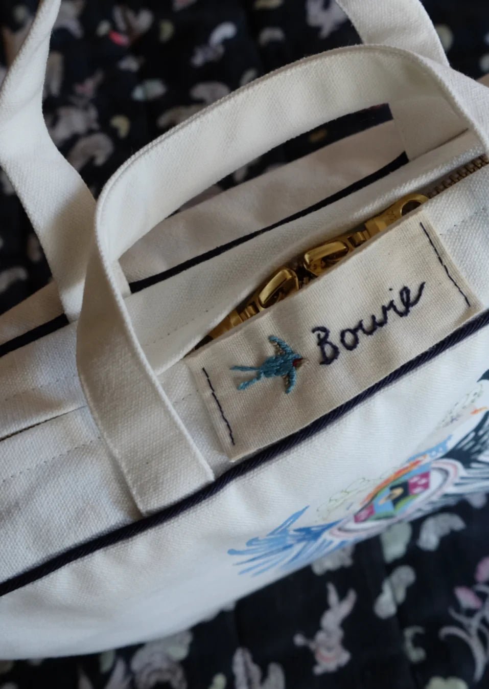 Organic Cotton Fabric Suitcase - Forivor