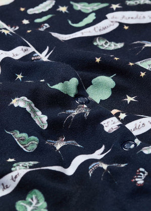 I hope the bird of paradise flies around you always Organic Cotton Babygrow - Forivor