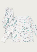 'I hope the bird of paradise flies around you always' Organic Cotton Kids Pyjama Set - Forivor