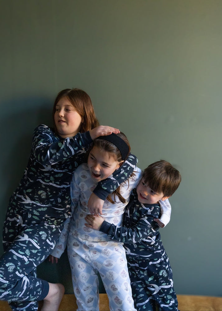 'I hope the bird of paradise flies around you always' Organic Cotton Kids Pyjama Set - Forivor