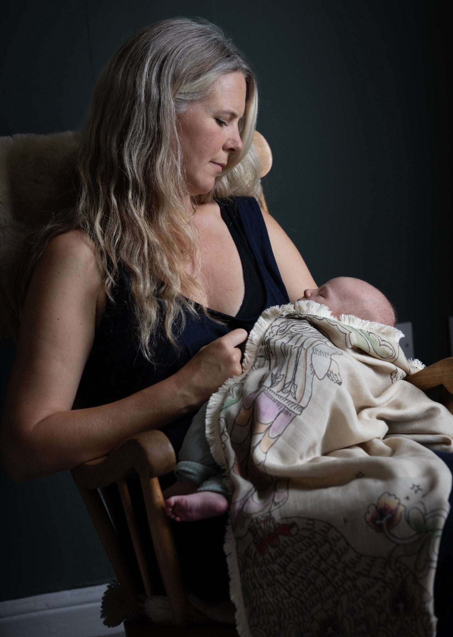 'On Children' Baby Muslin Swaddle - Forivor