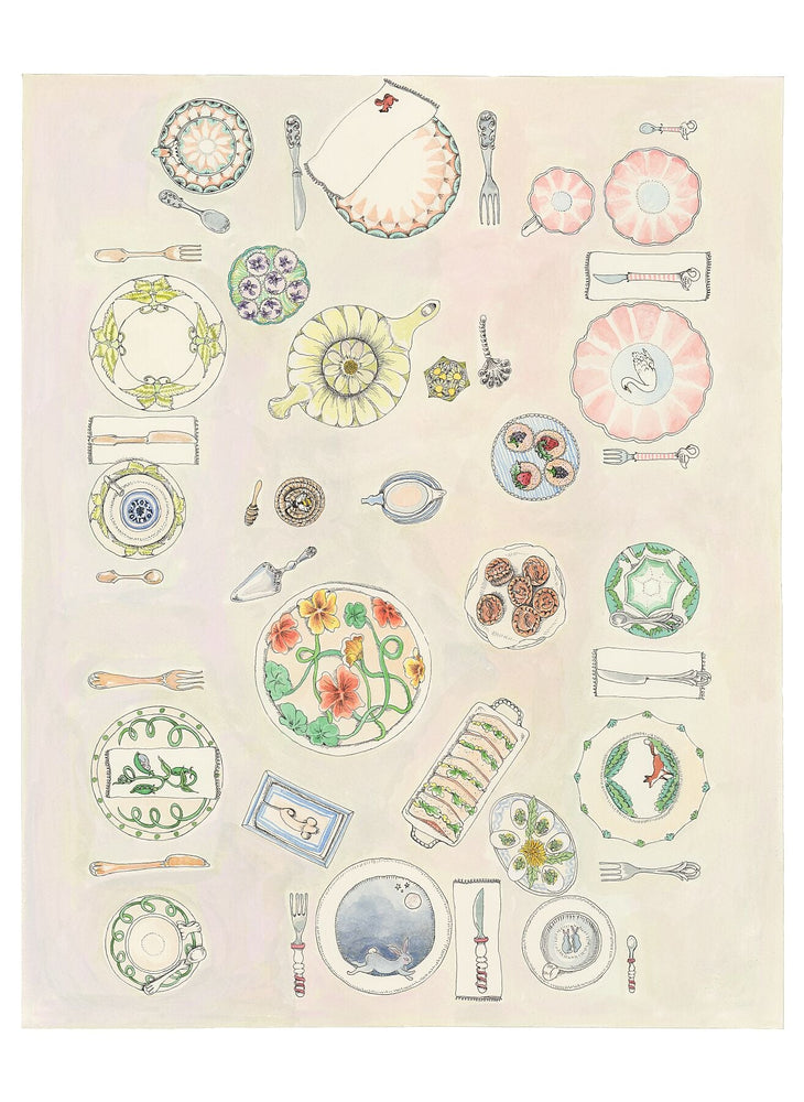 Once Upon a Feast Afternoon Tea - Fine Art Print - Forivor