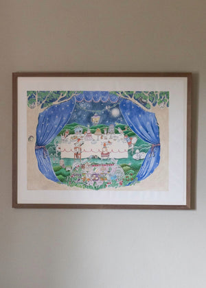 Once Upon a Feast Midnight Banquet Fine Art Print Forivor