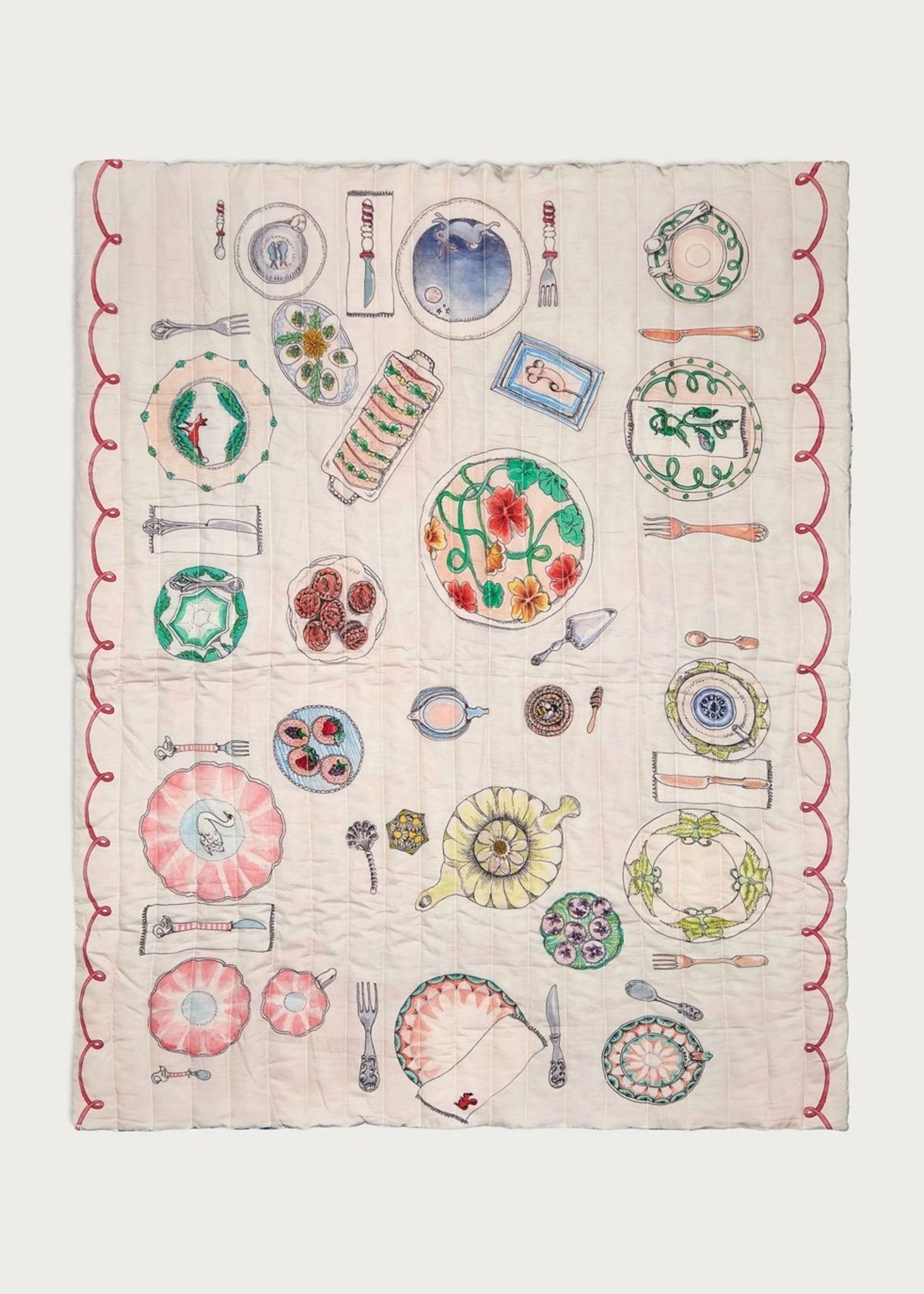 Once Upon a Feast Quilted Blanket - Forivor