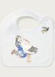 Organic Cotton Bib - Girl & the Stork - Forivor