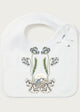 Organic Cotton Bib - Stork Nest - Forivor