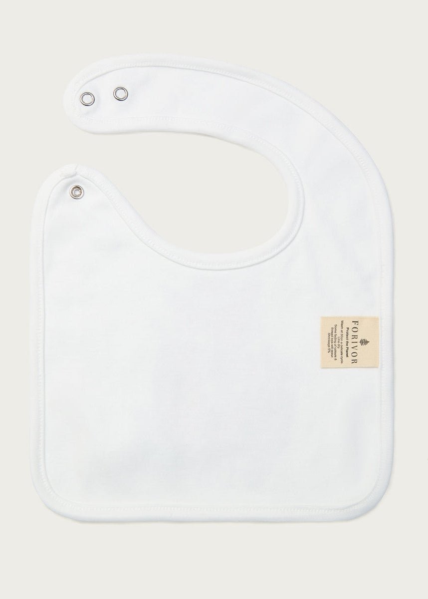 Organic Cotton Bib - Stork Nest - Forivor
