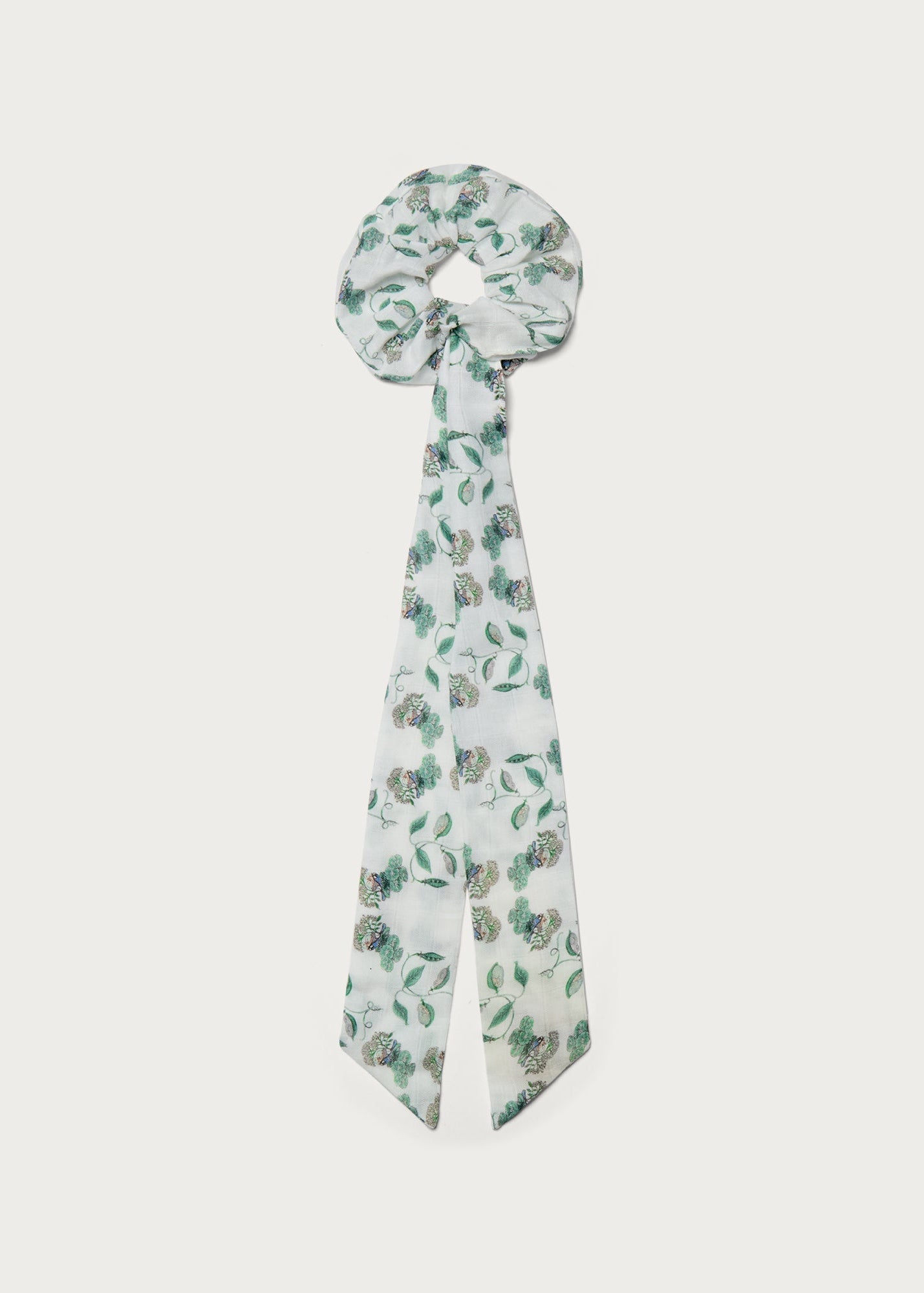 Peas in a Pod - Ribbon Tie Scrunchie - Forivor