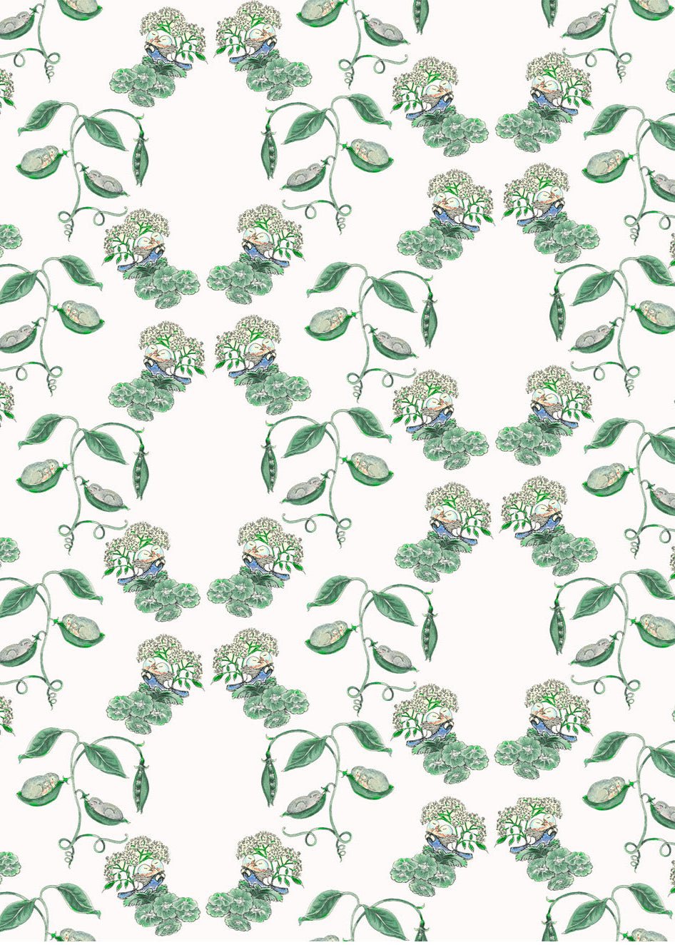 Peas in a Pod Wallpaper - Forivor