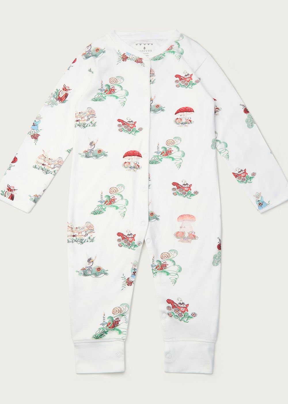 Perfectly Imperfect - Peas in a Pod Organic Cotton Footless Romper - Forivor