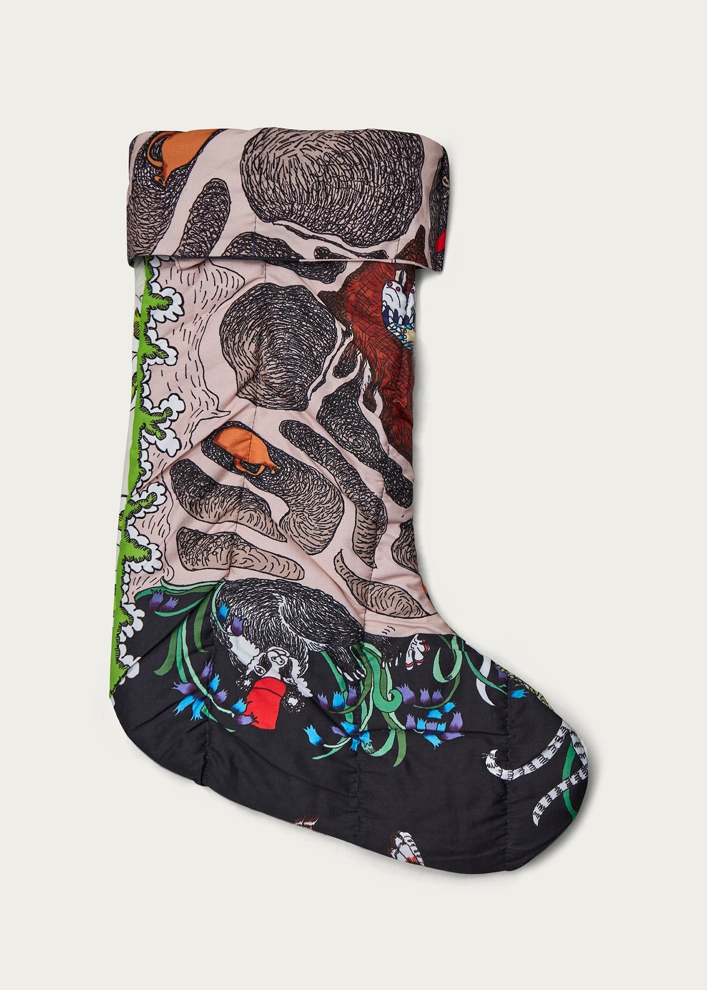 Quilted Christmas Stocking - Forivor