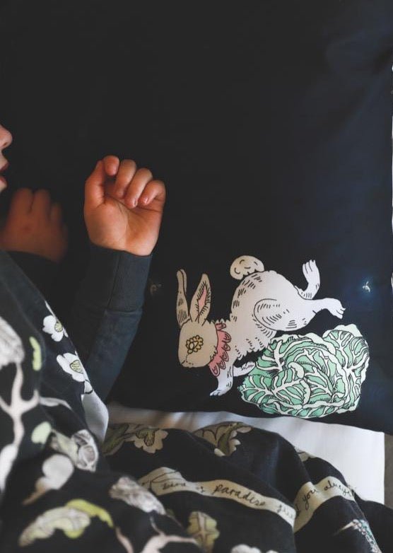 Rabbits and Cabbages Pillow Slip - Forivor