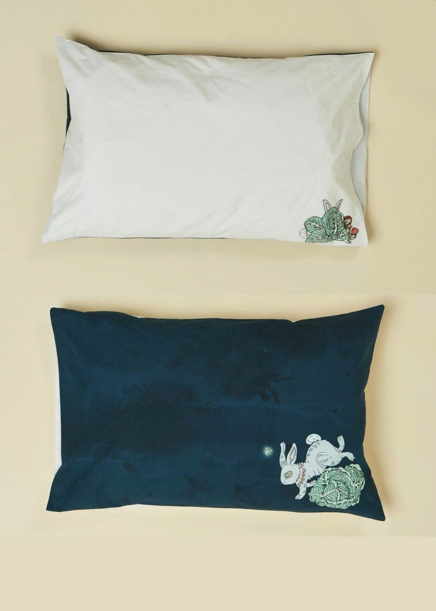 Rabbits and Cabbages - Pillow Slip Gift Set - Forivor