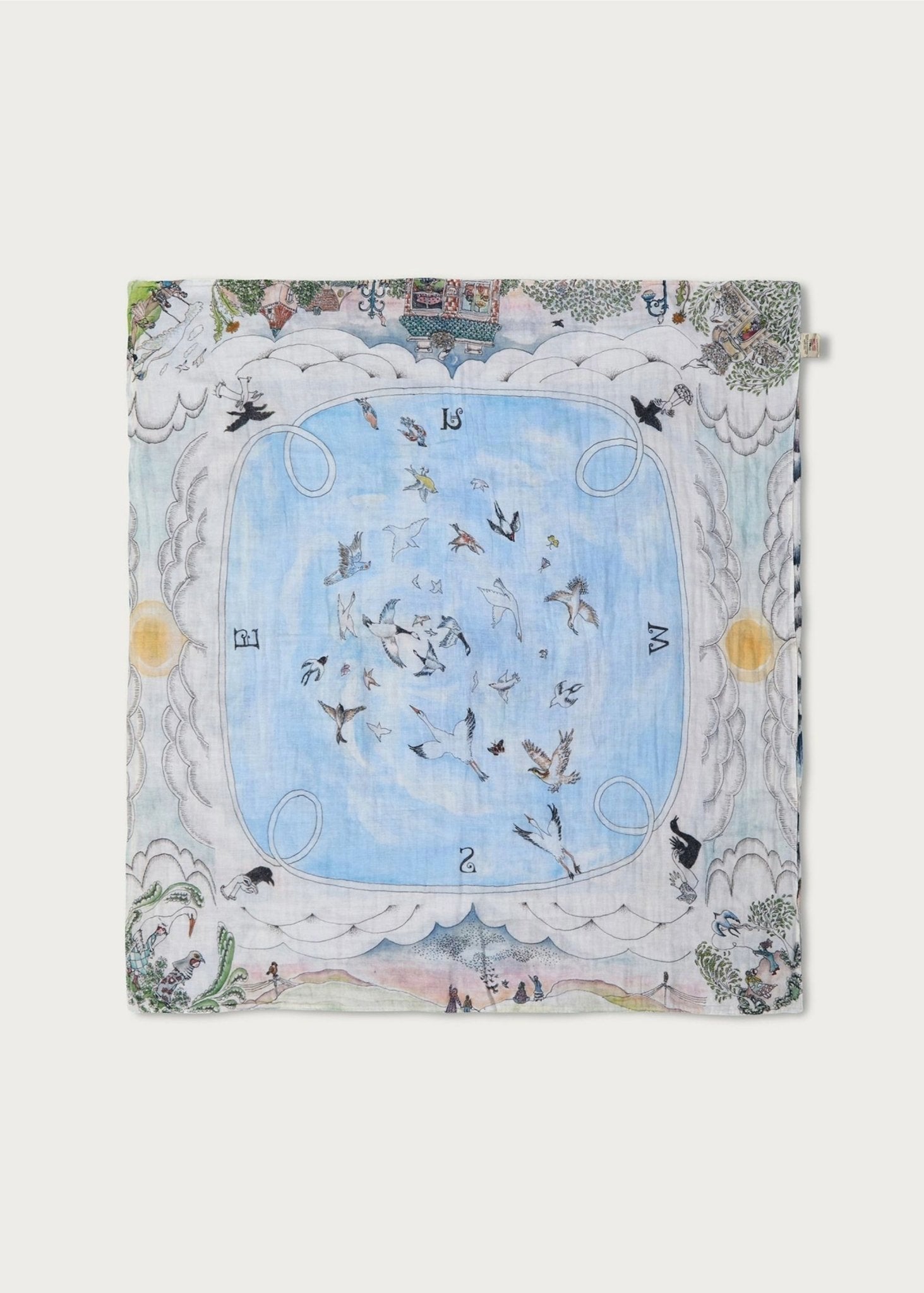 Secret Skies - Muslin Swaddle Blanket - Forivor