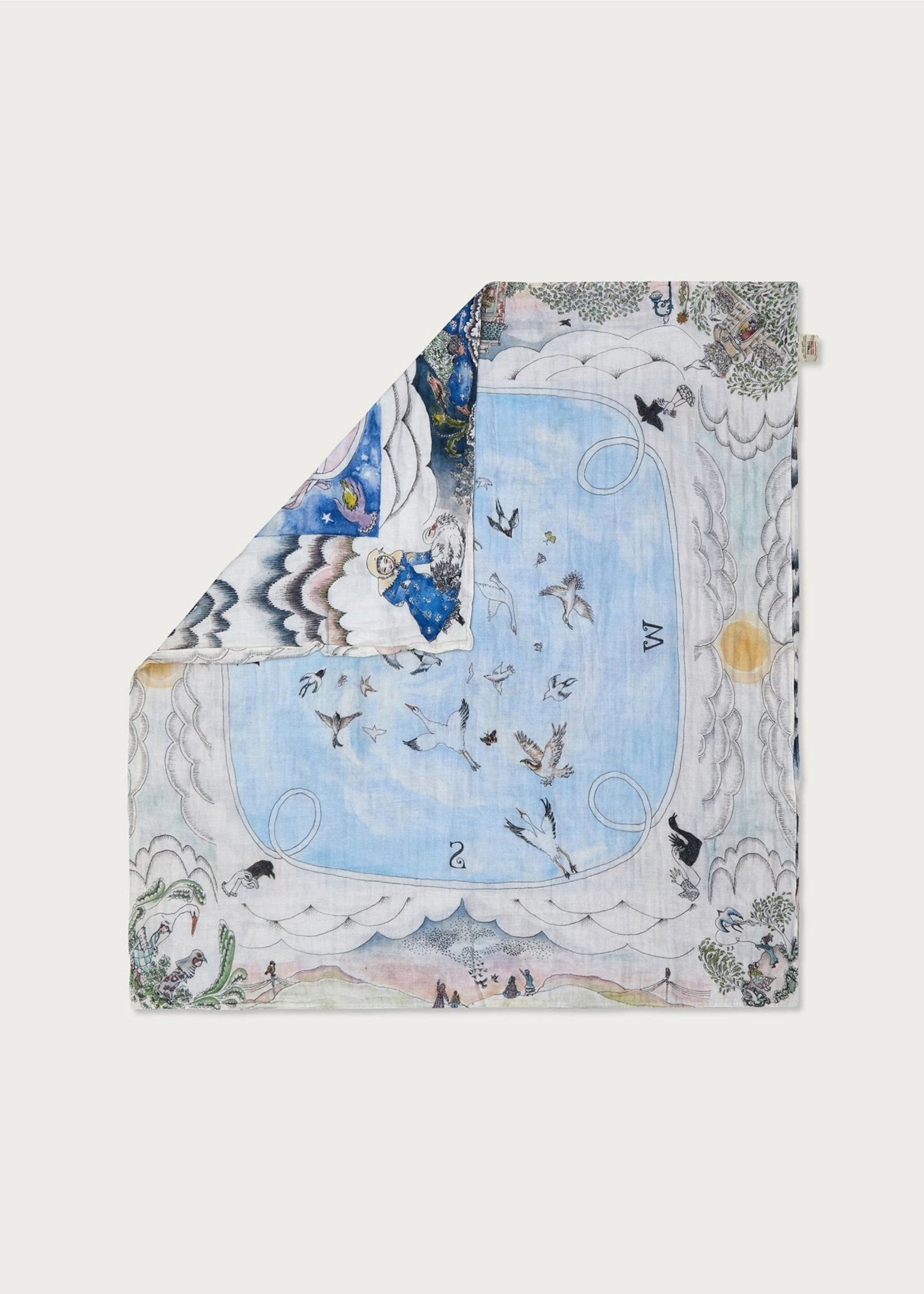 Secret Skies - Muslin Swaddle Blanket - Forivor