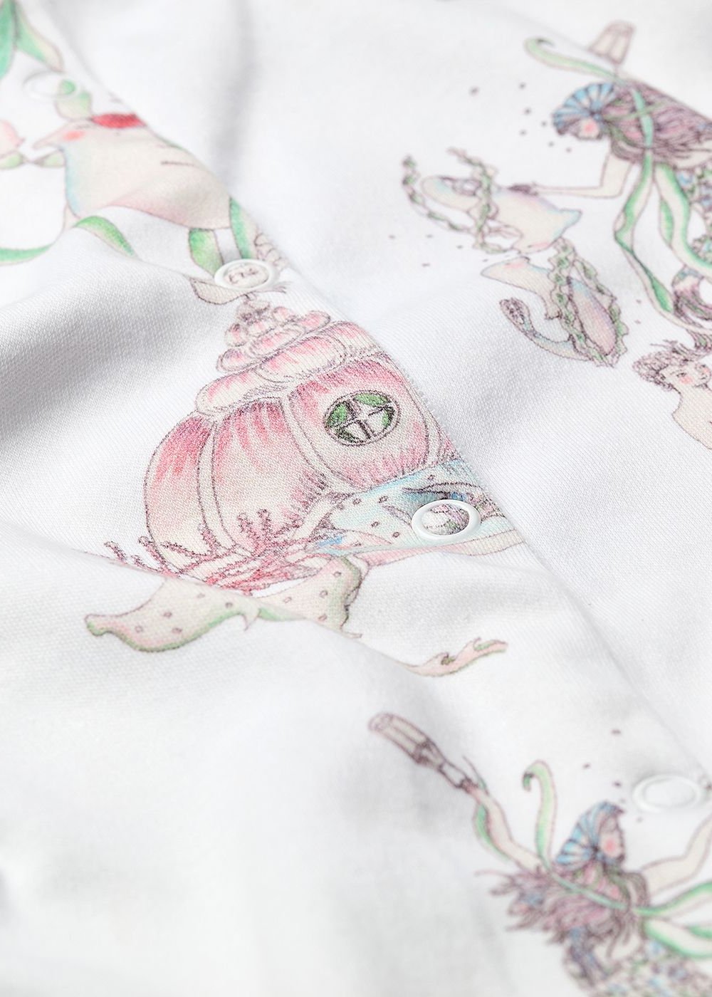 Stripey Seaweed Organic Cotton Babygrow - Forivor