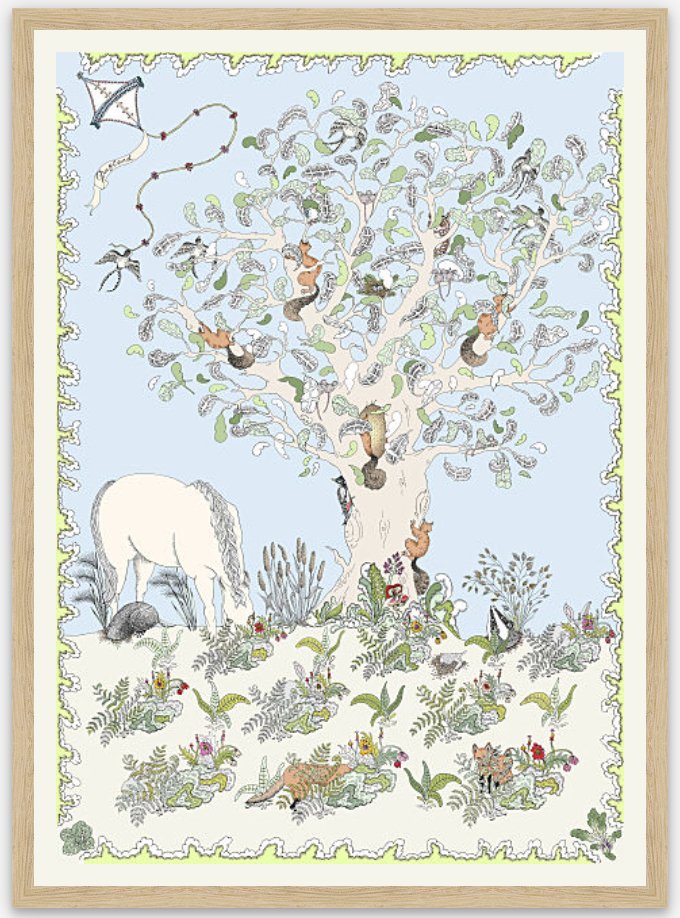 'The Enchanted Forest in the daytime' - Fine Art Print - Forivor