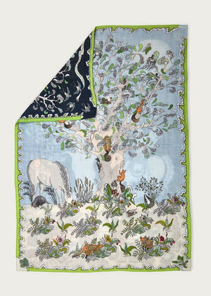 The Enchanted Forest Muslin Blanket - Large - Forivor