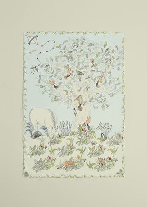 The Enchanted Forest Muslin Blanket - Large - Forivor