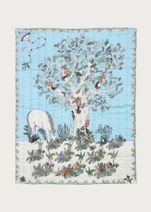 The Enchanted Forest Quilted Blanket - Forivor