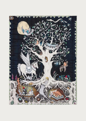 The Enchanted Forest Quilted Blanket - Forivor