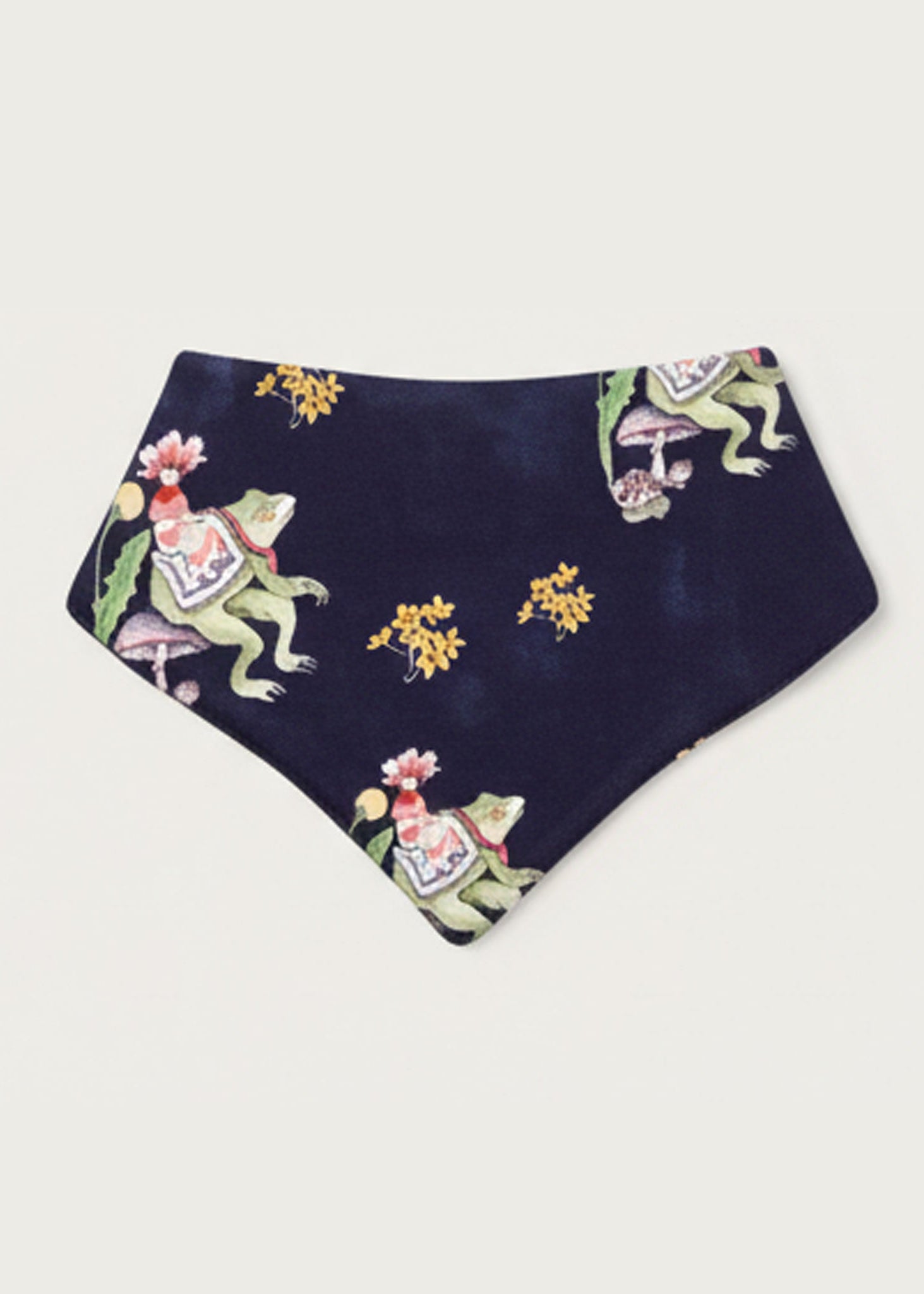 The Frog Maiden Organic Cotton Baby Neckerchief - Forivor