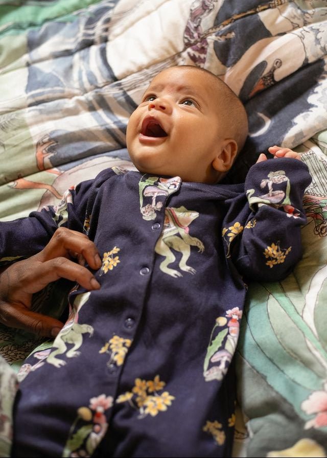 The Frog Maiden Organic Cotton Babygrow - Forivor