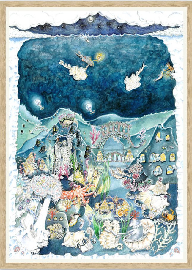 &#39;The Legends of the Sea at Night&#39; - Fine Art Print - Forivor