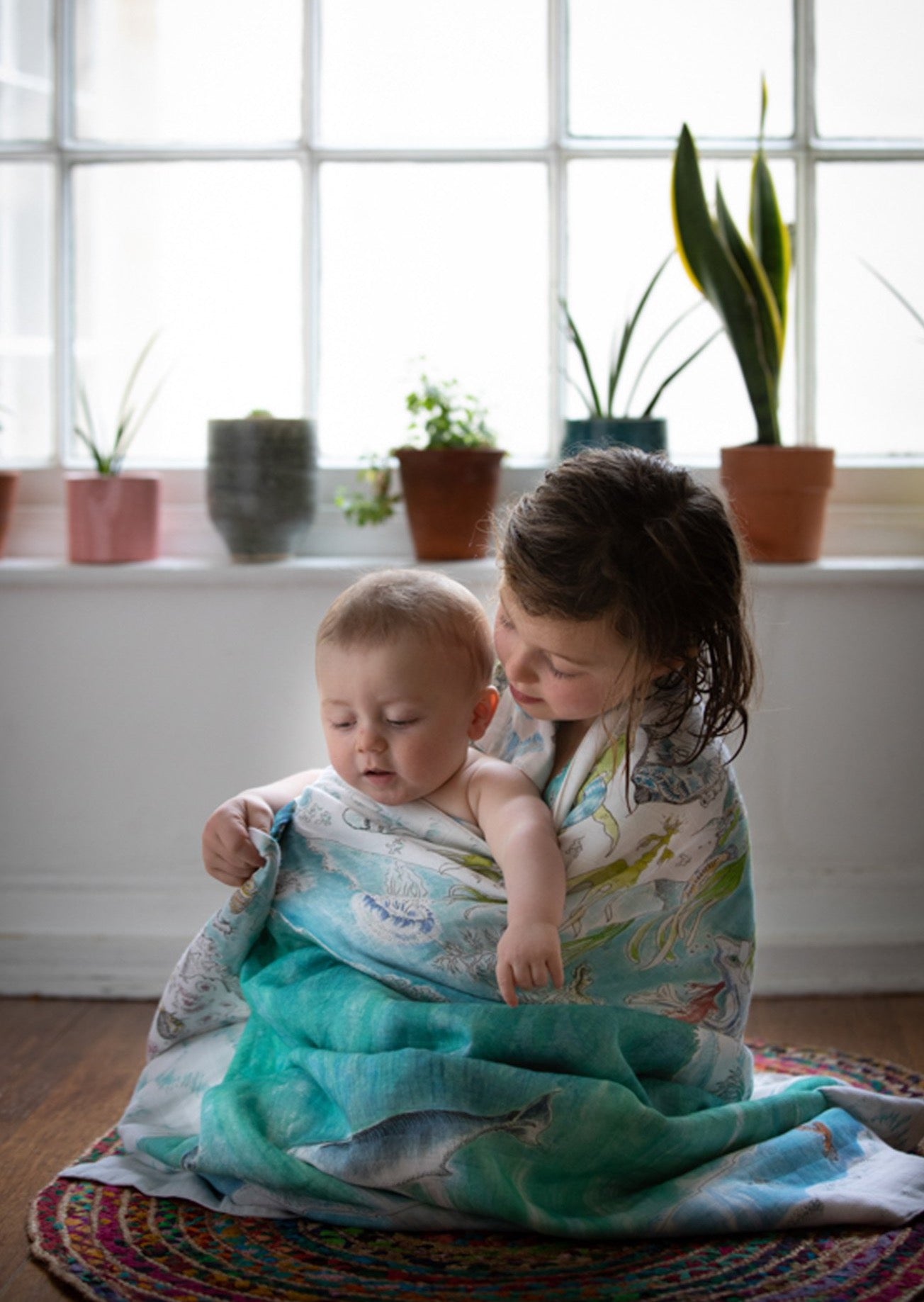 The Legends of the Sea Muslin Blanket - Large - Forivor