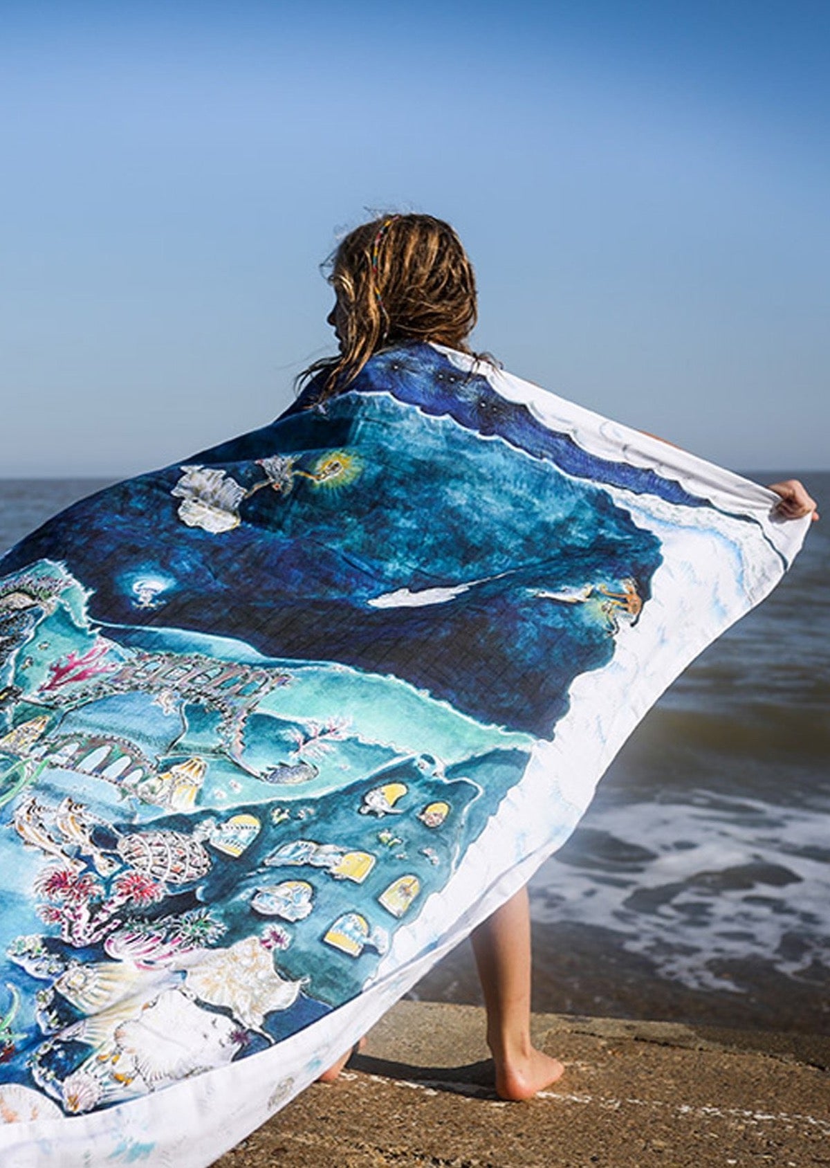 The Legends of the Sea Muslin Blanket - Large - Forivor