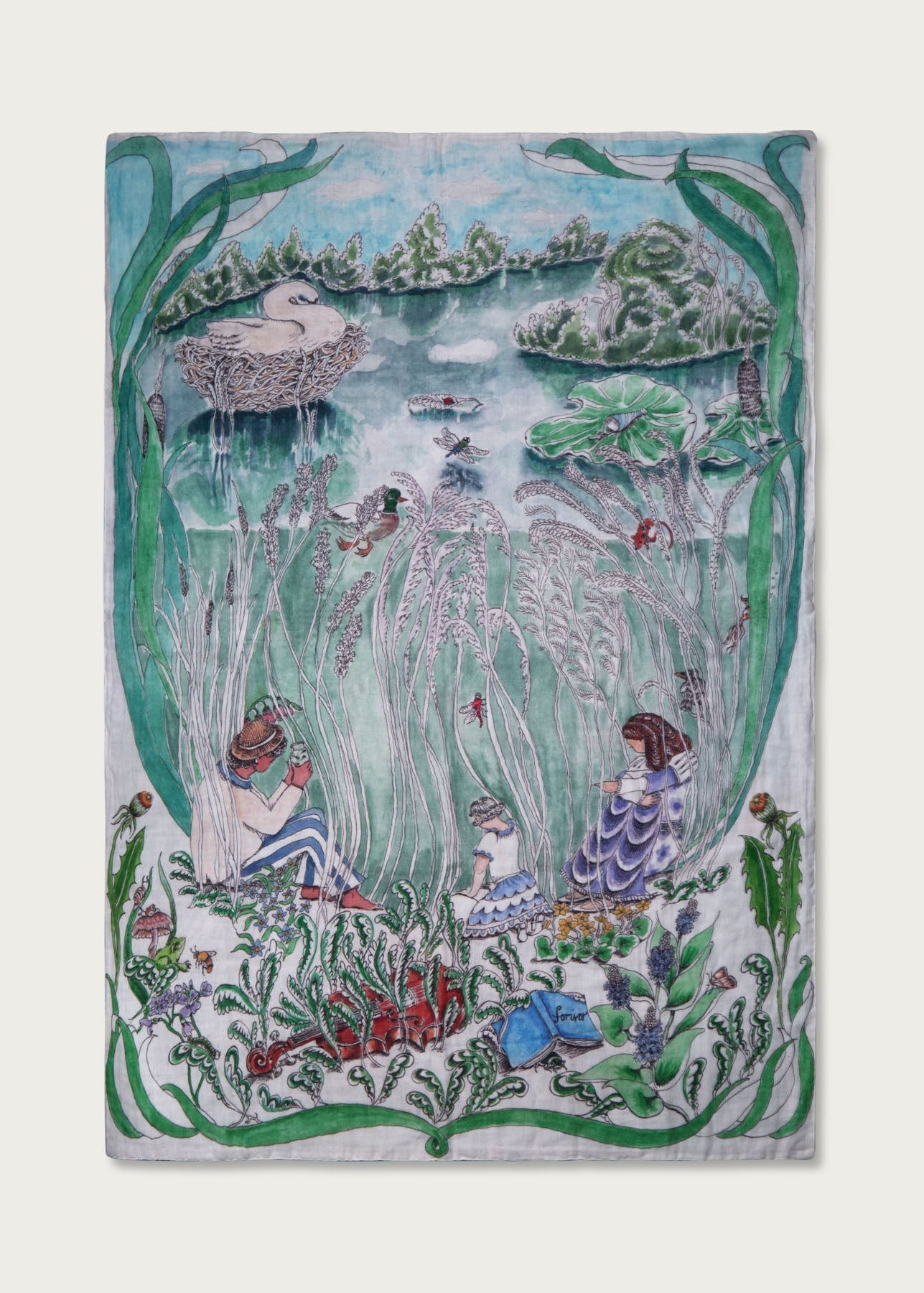 The Pond Dance Baby Muslin Swaddle - Forivor