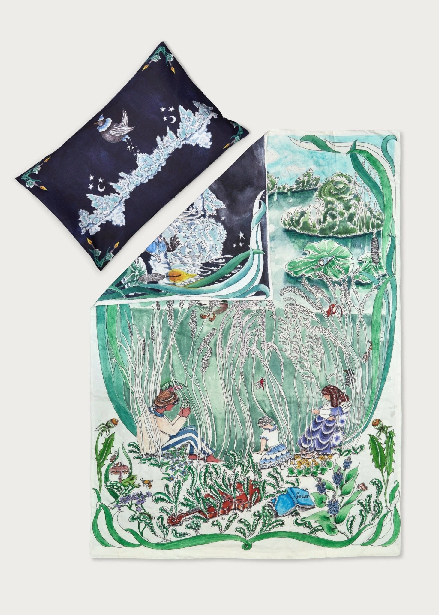 The Pond Dance Duvet Set - Single - Forivor