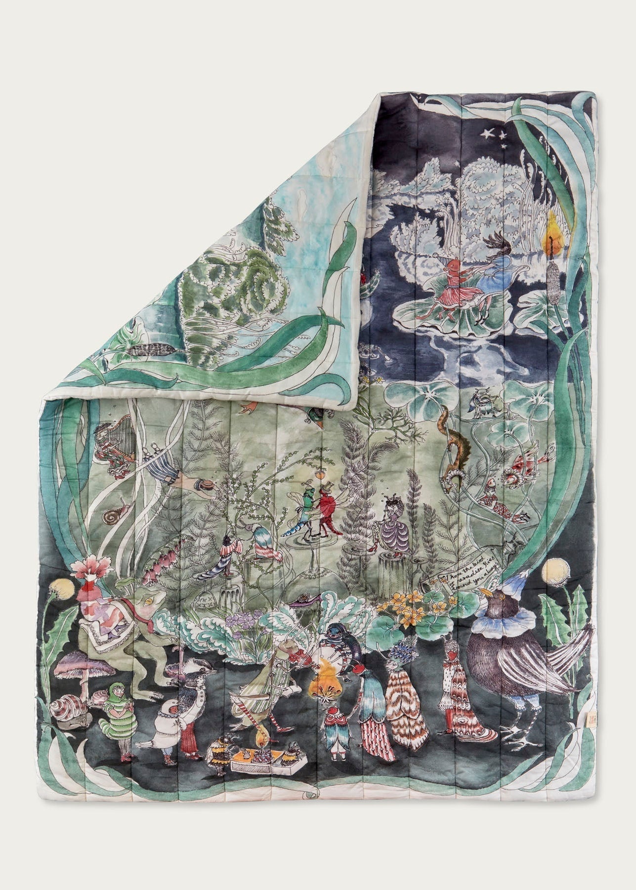The Pond Dance Quilted Blanket - Forivor