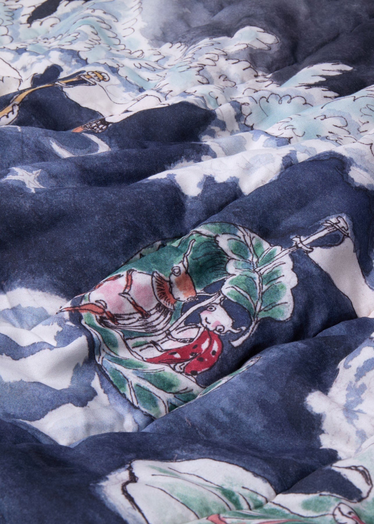 The Pond Dance Quilted Blanket - Forivor