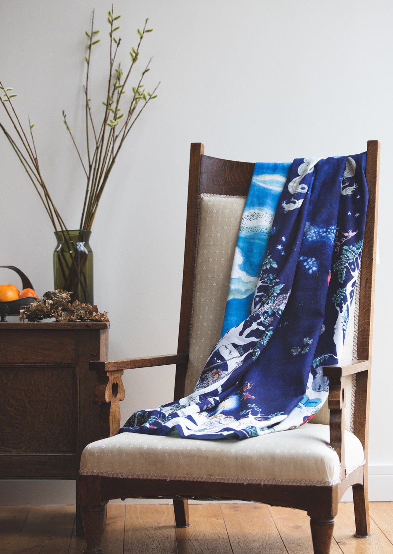 The Space Above the Ground Muslin Blanket - Large - Forivor