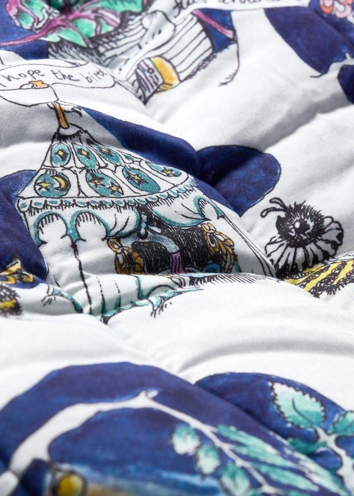 The Space Above the Ground Quilted Blanket - Forivor