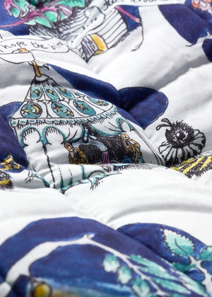 The Space Above the Ground Quilted Blanket - Forivor