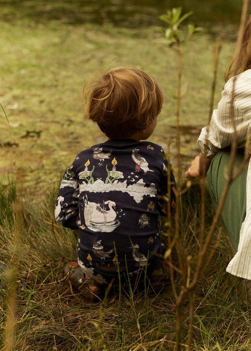 The Water Mirror Organic Cotton Kids Pyjama Set - Forivor